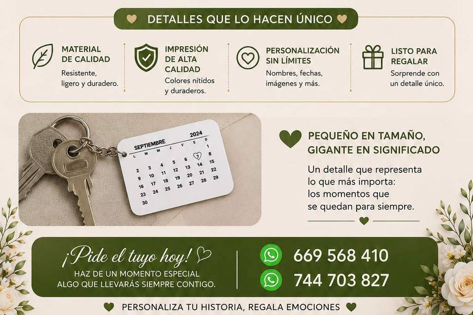 Llavero personalizado