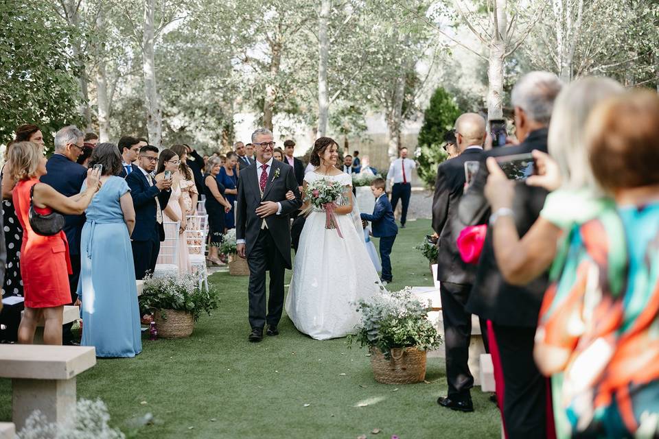 Bosque boda civil