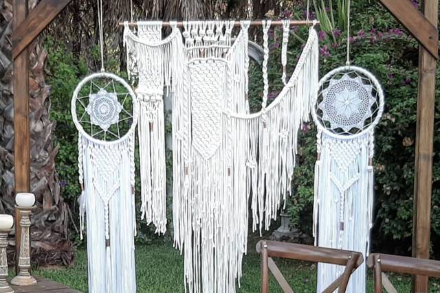 Arco Nupcial con encajes