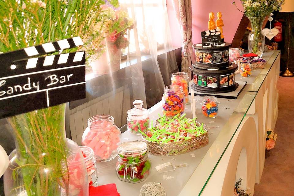 Candy bar de película