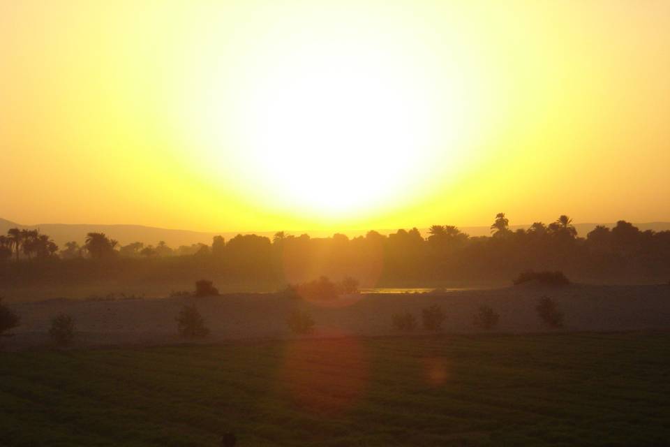 Atardecer desde el crucero