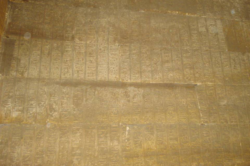 Jeroglificos de Edfu