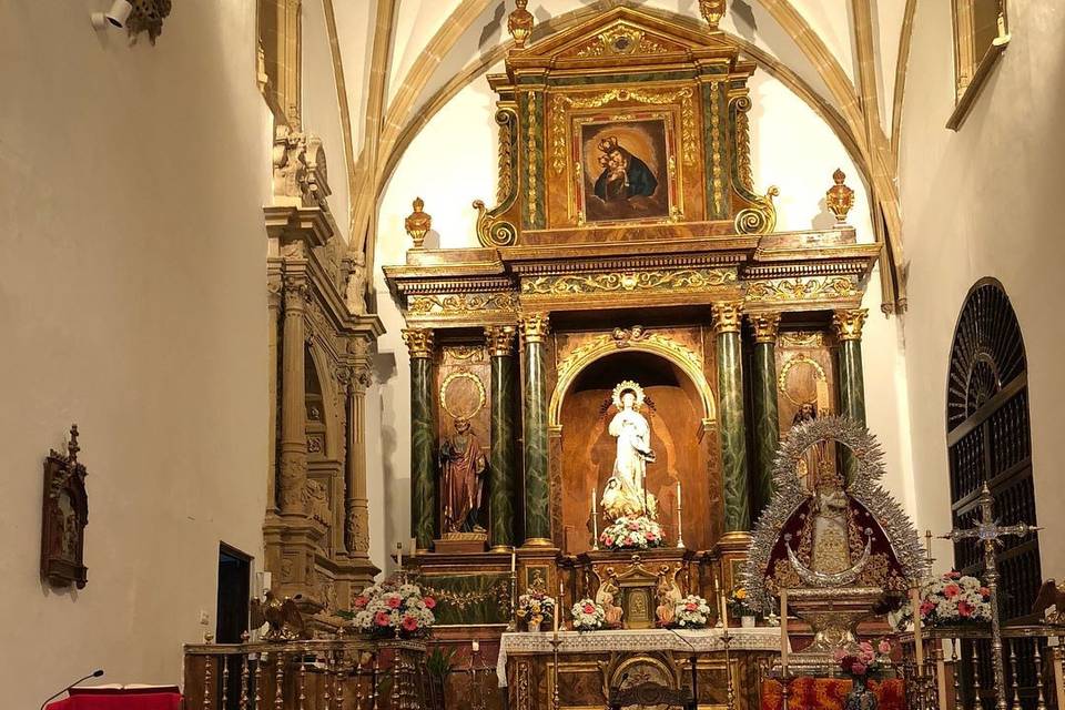 Decoración del altar