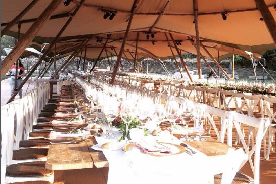 Tipi interior