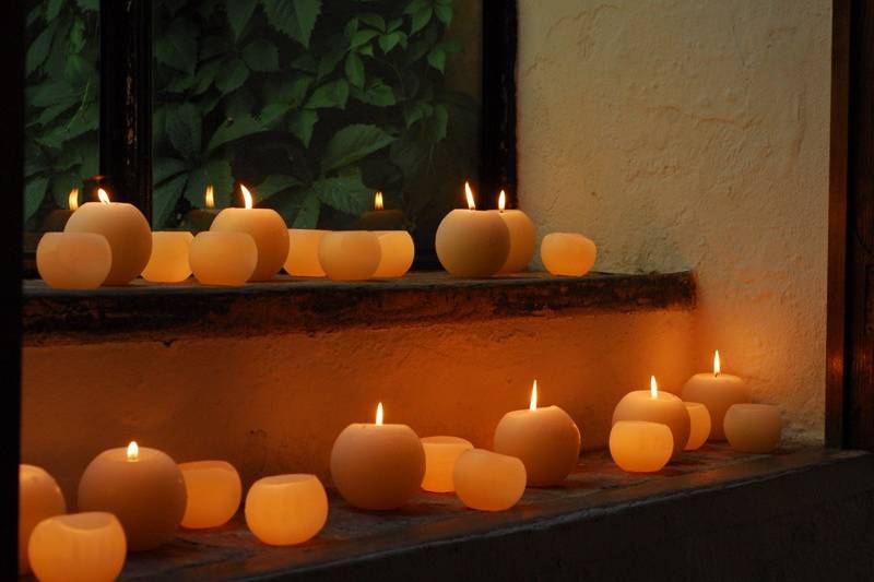 Decoración velas