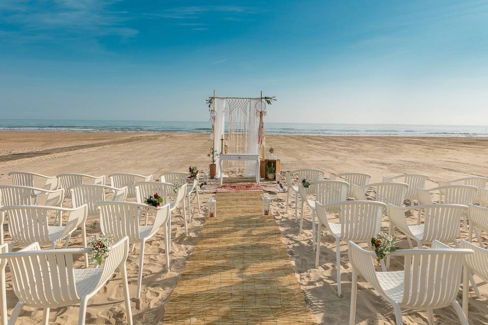 Ceremonia en la playa