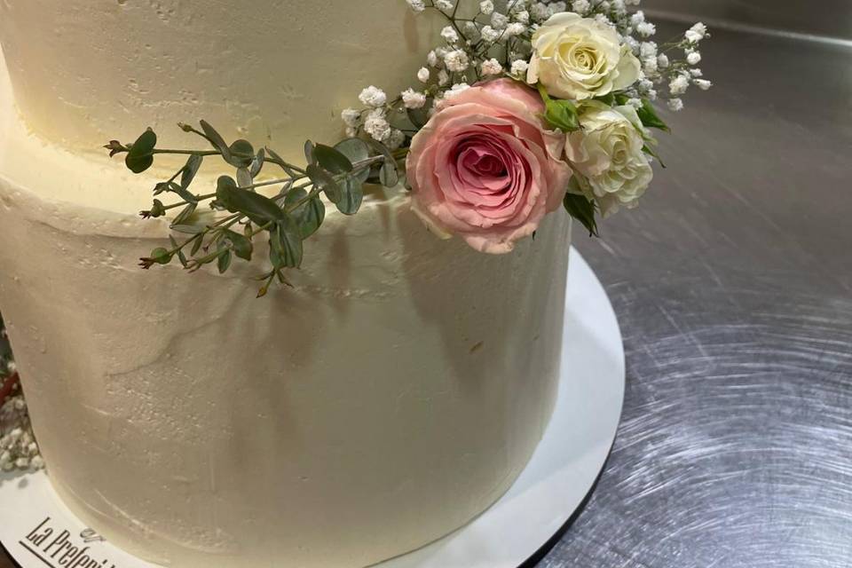 Detalles flores tarta de Boda