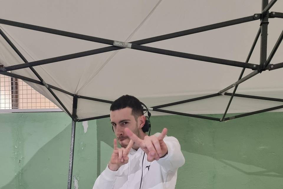 En una fiesta escolar