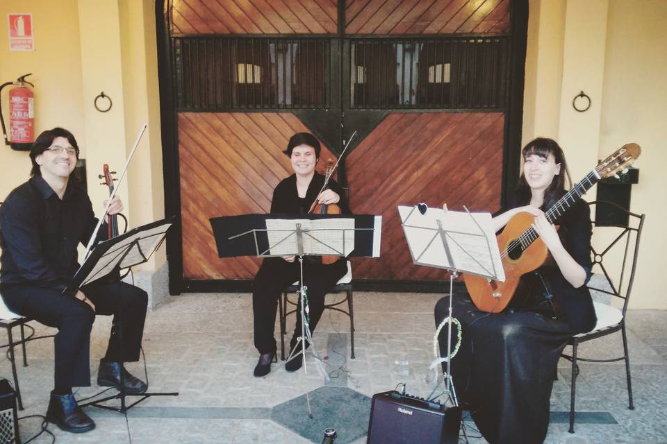 Trío de dos violines y guitarra