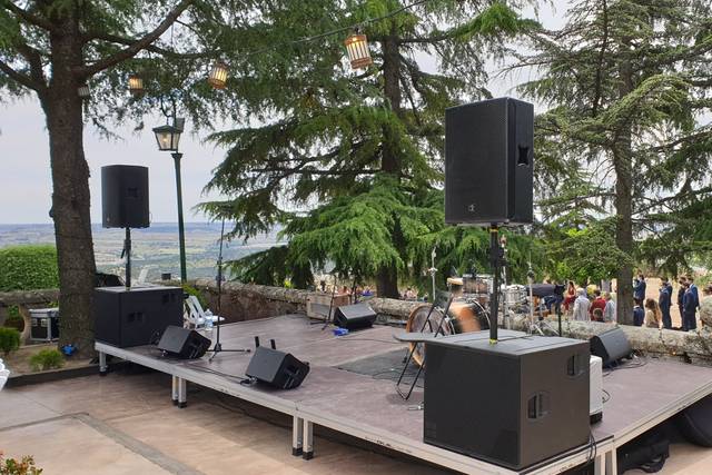 Escenario en boda