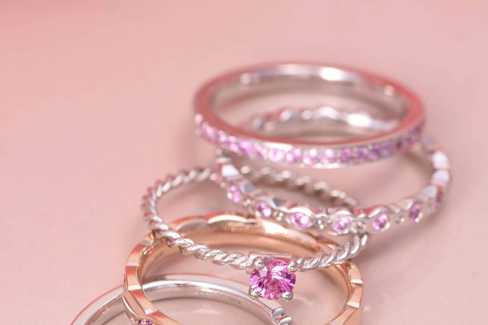Diamantes rosas
