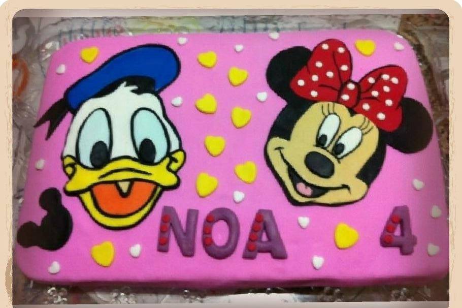 Tarta Minnie y Donald