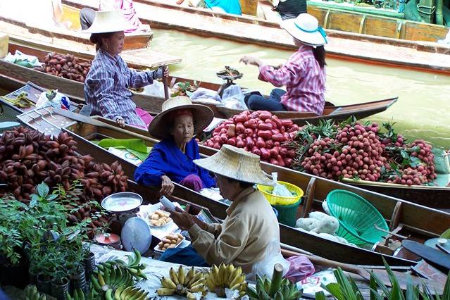 Mercado Flotante - Tailandia