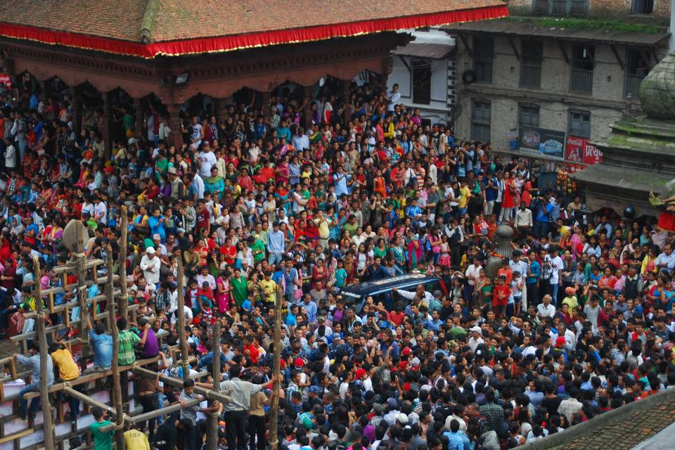 Nepal, fiesta de la Niña Diosa