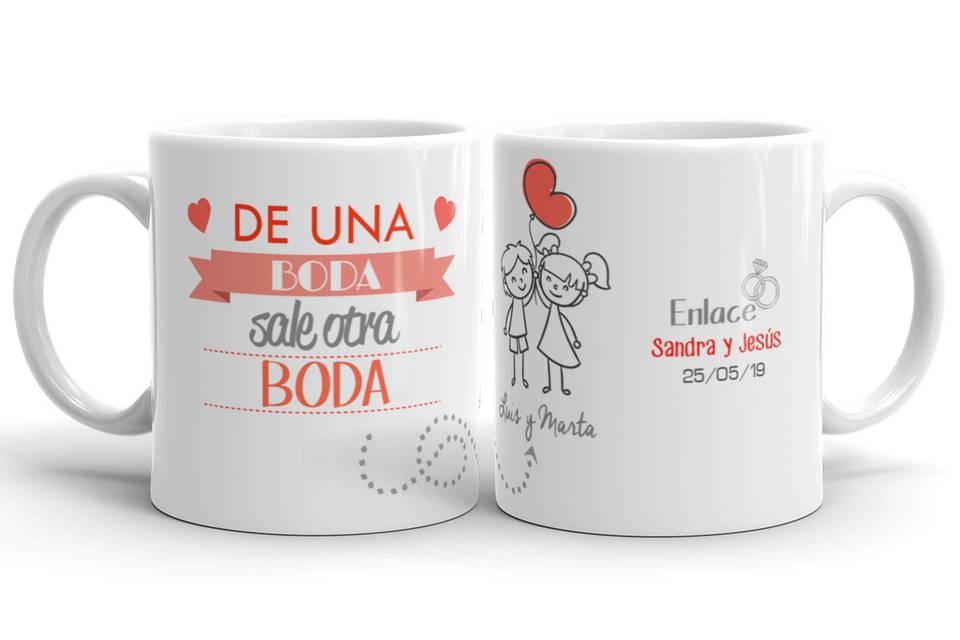 Taza próximos novios