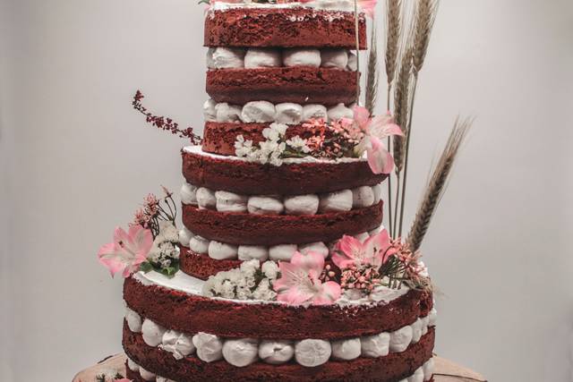 Tarta de boda red velvet