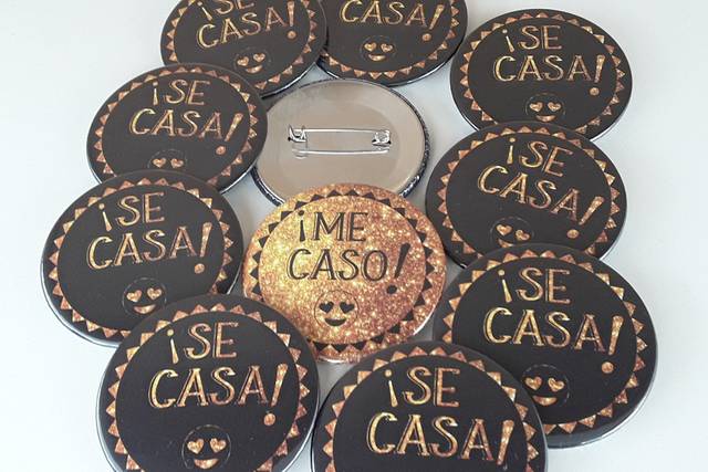 CHAPAS para boda PERSONALIZADAS - Presumede