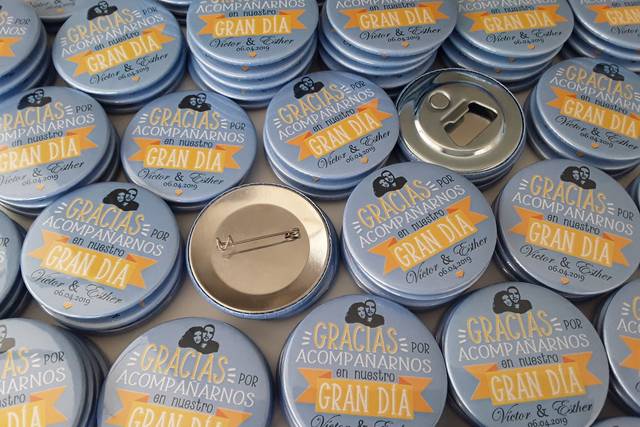 Chapas Personalizadas Con Abridor Refrescos. 100% Original