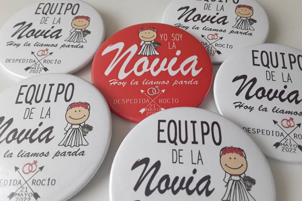 Chapas despedida de soltera