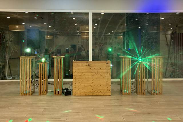 Disco madera 6 totems