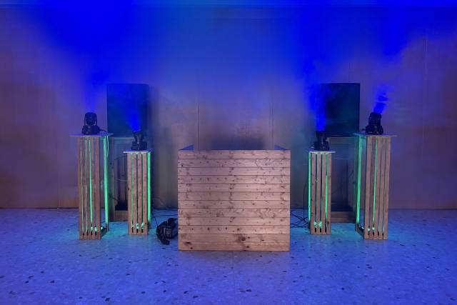 Disco de madera rustica