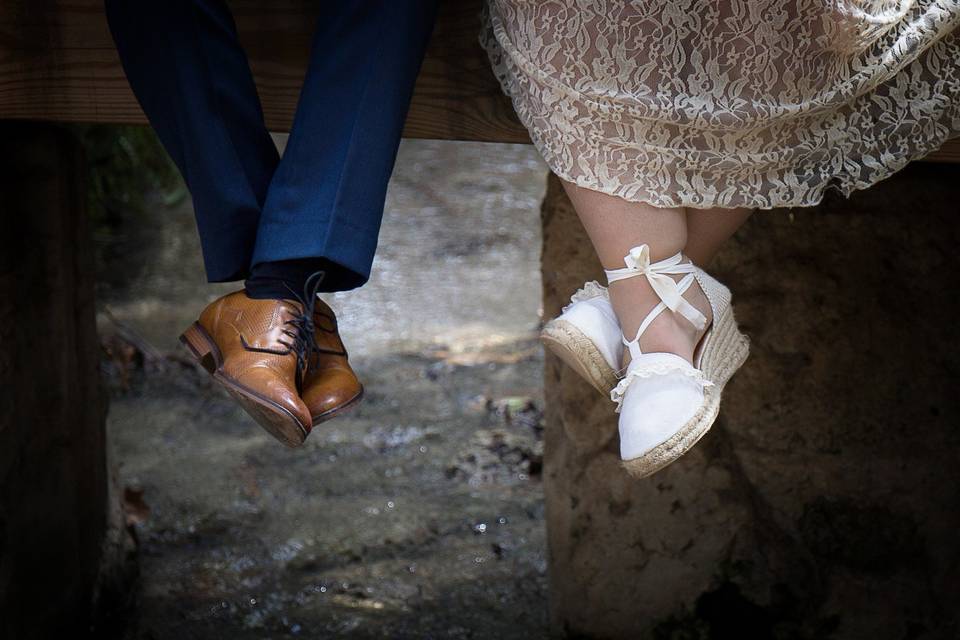 Zapatos de los novios