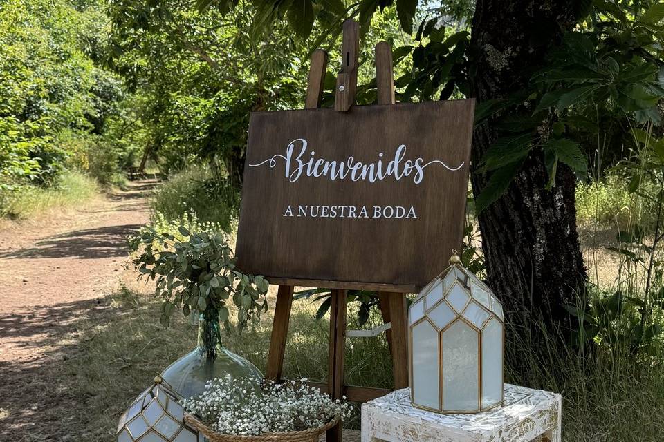 Corner bienvenidos