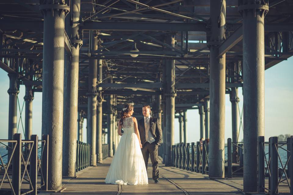 Postboda en la playa