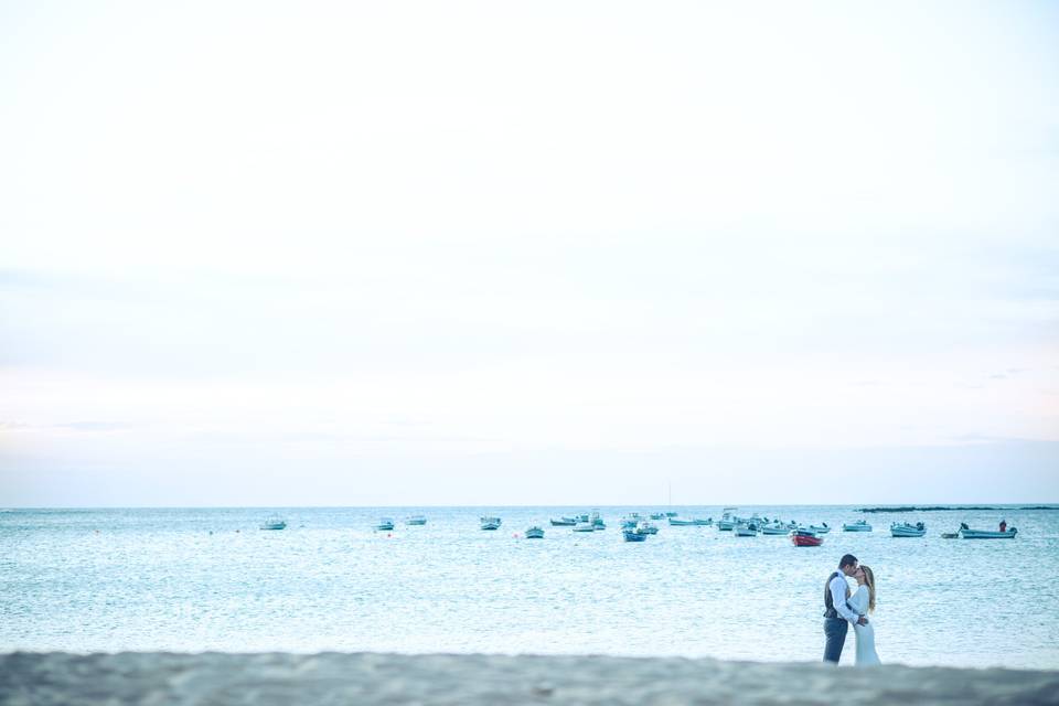 Postboda en la playa