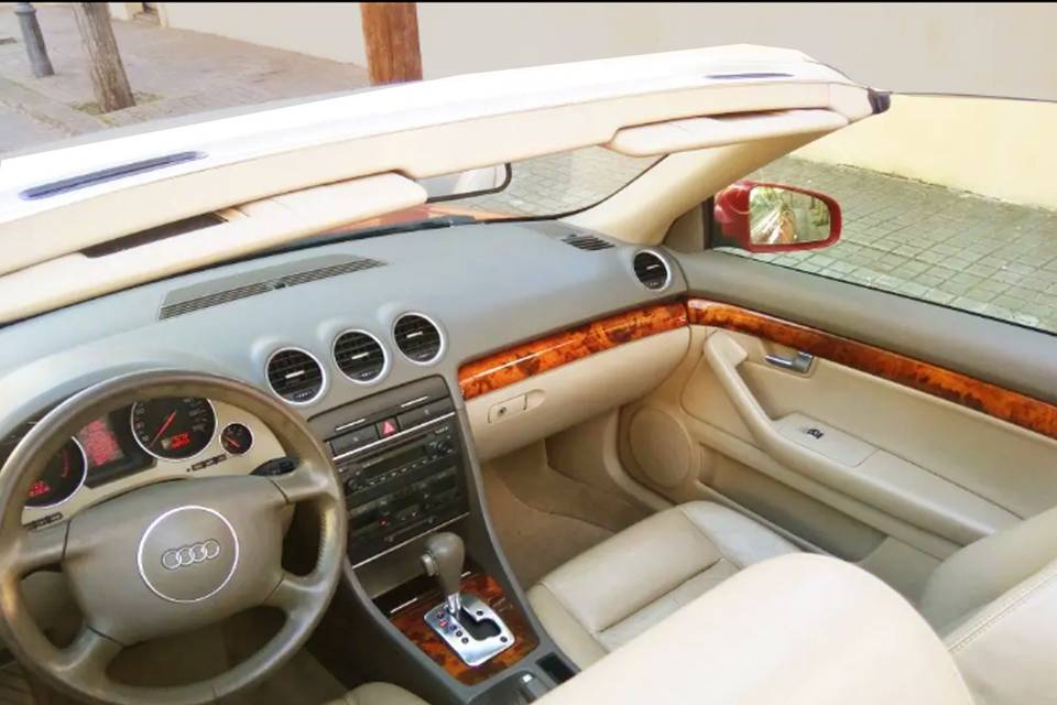 Interior audi cabrio