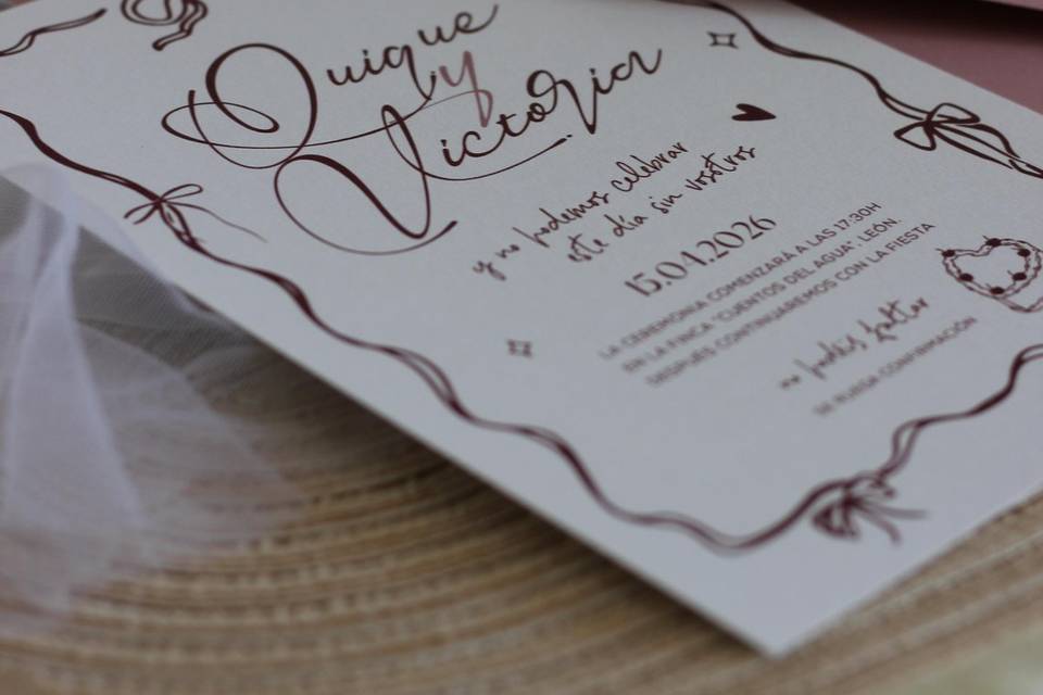 INVITACIONES CHERRY