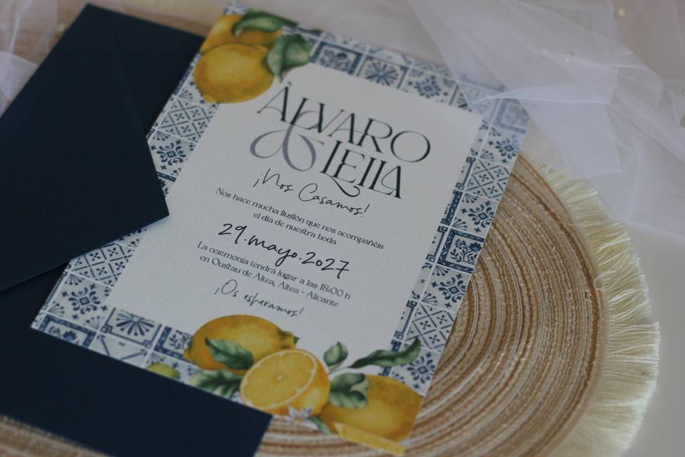 INVITACIONES MOSAICO DAISY