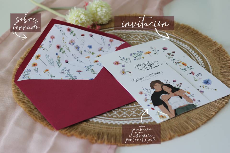 Invitacion+papeleria blanca