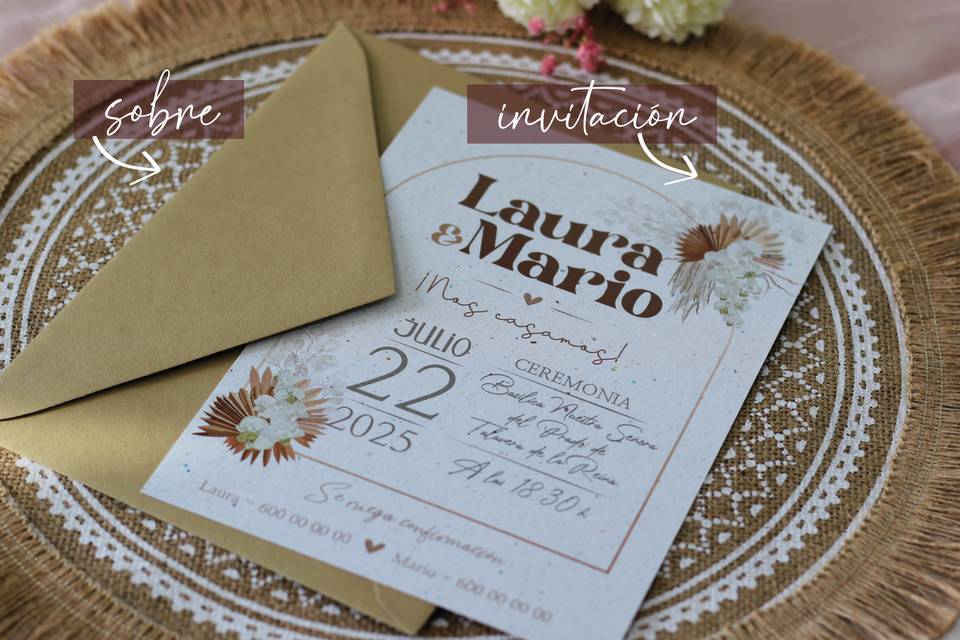 Invitacion+papeleria laura