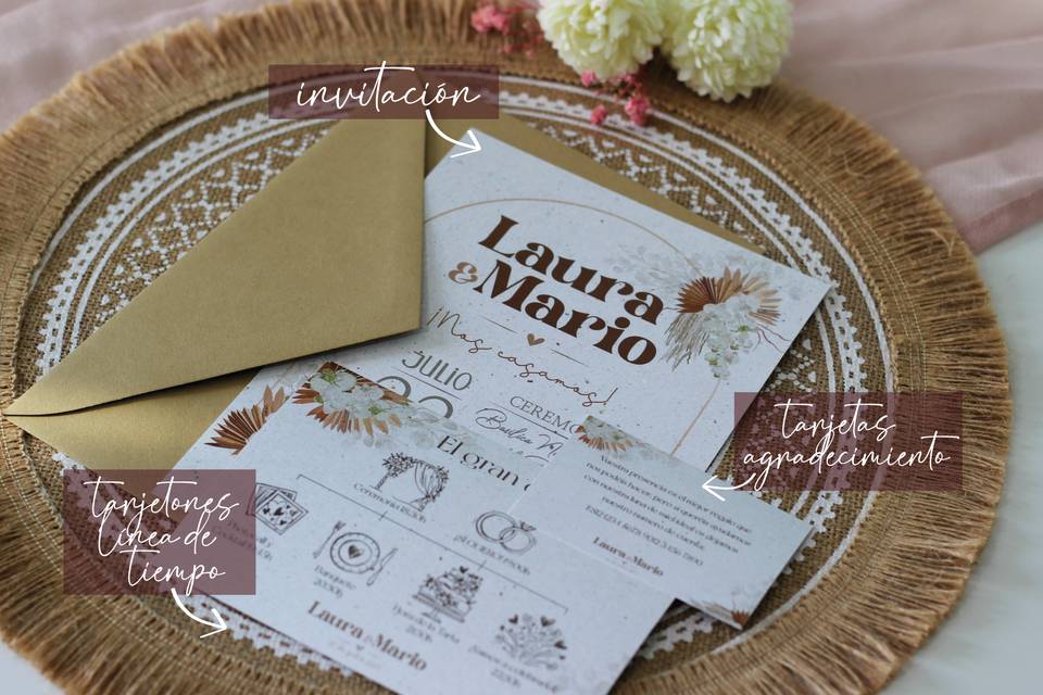 Invitacion+papeleria laura