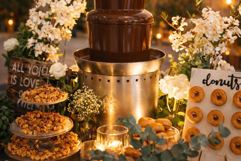 Fuente de chocolate