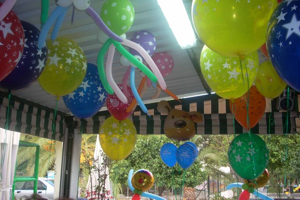 Globos flotantes