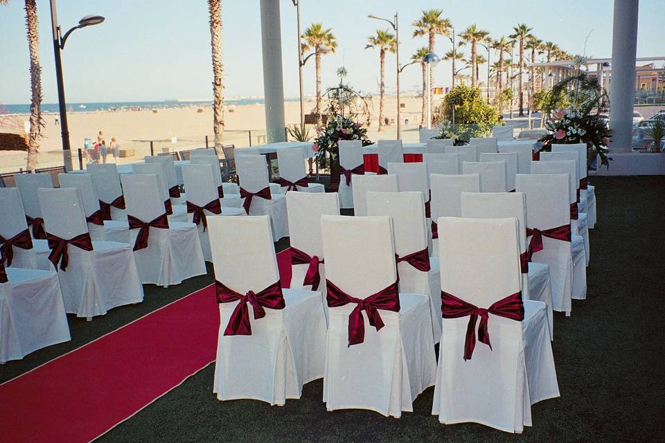 Boda en la playa