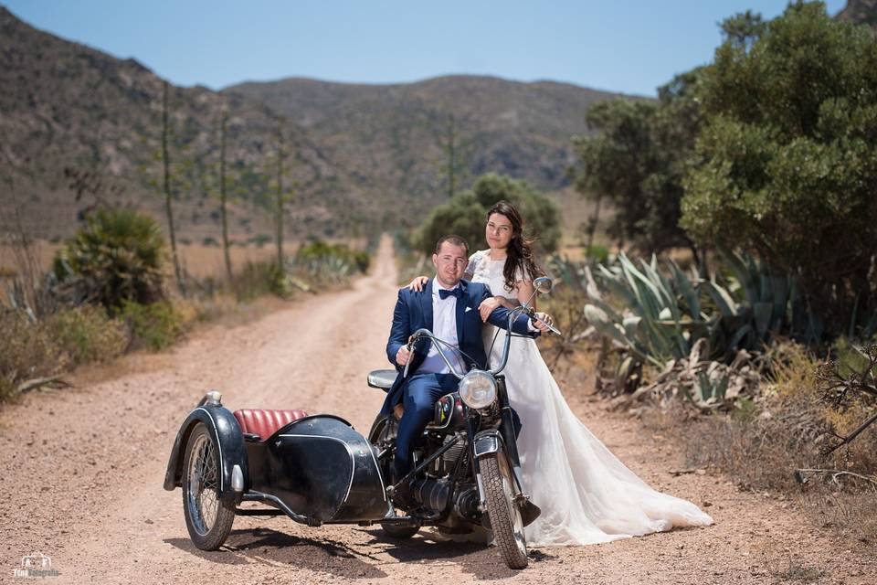 Postboda en la playa