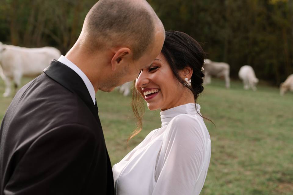 Pareja Emocions de Blanc