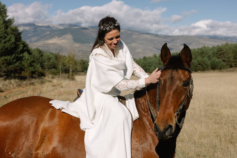 Novia a caballo