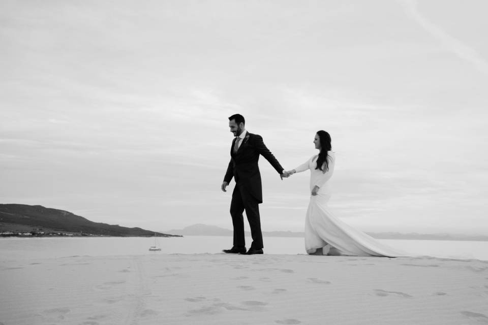 Postboda en la playa