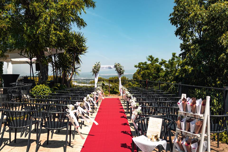 Boda lugar al aire libre