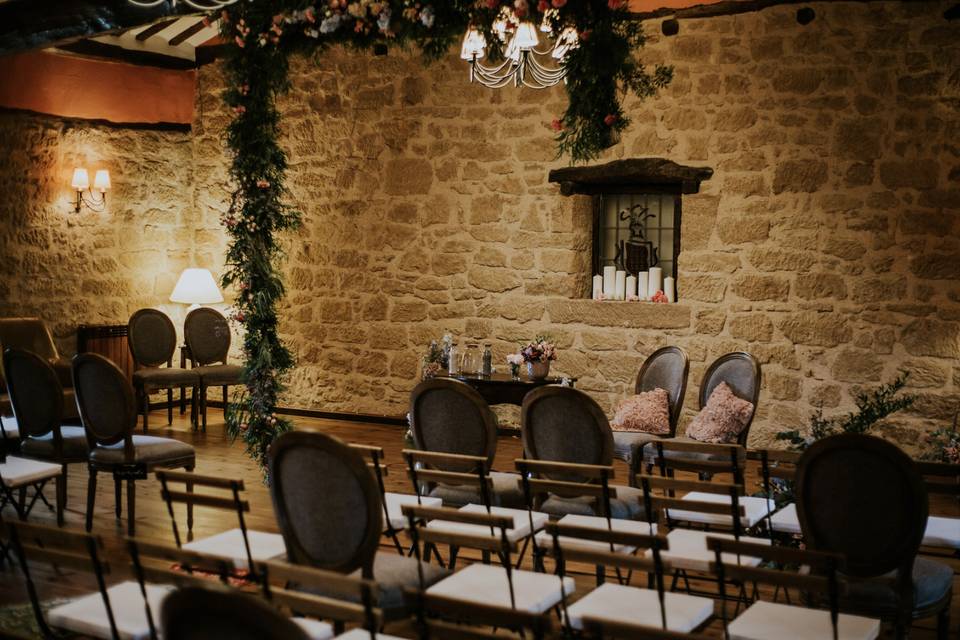 Boda civil interior