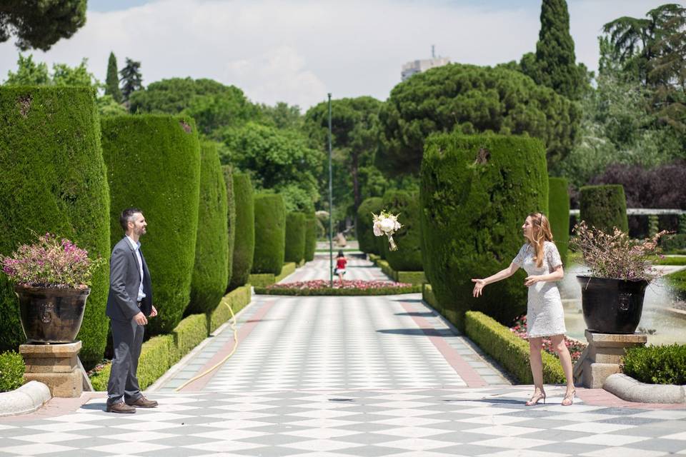 Preboda en el Retiro