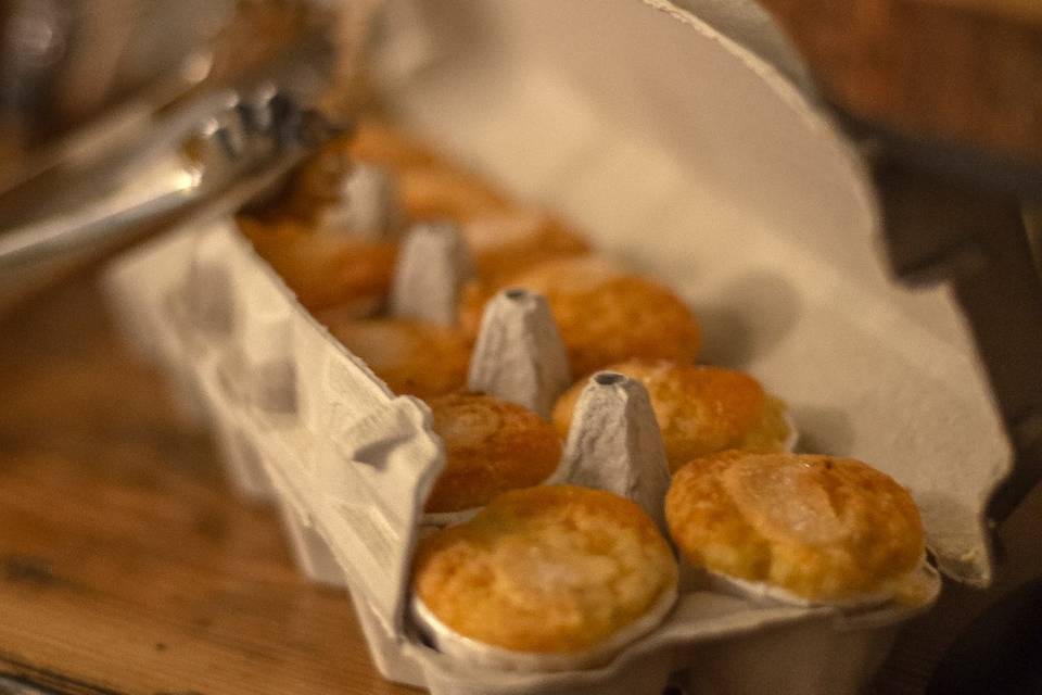 Mesa dulce de boda rústica