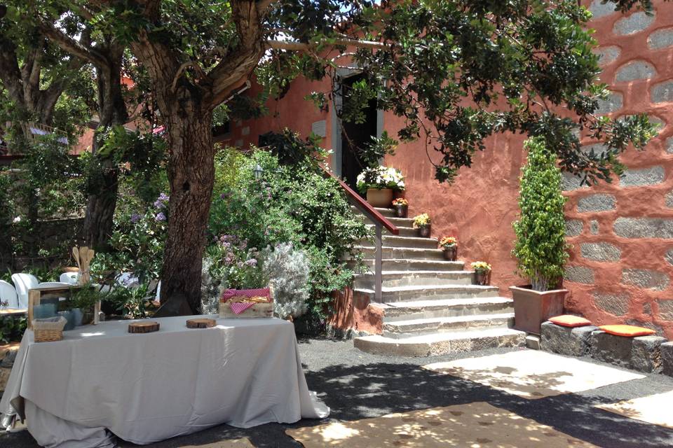 Escaleras a la bodega