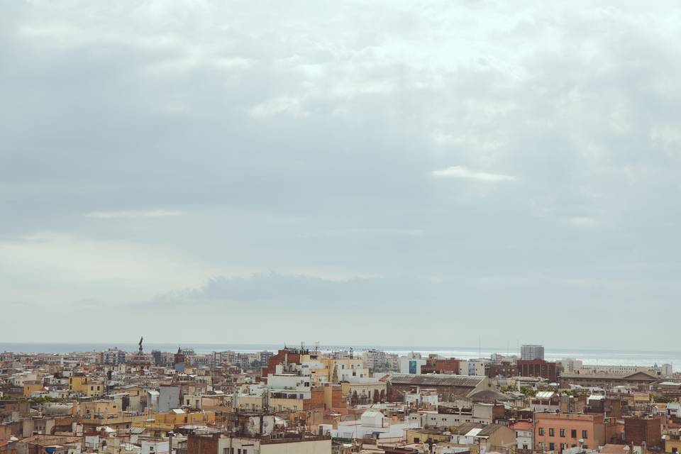 Vista del hotel Barceló Raval