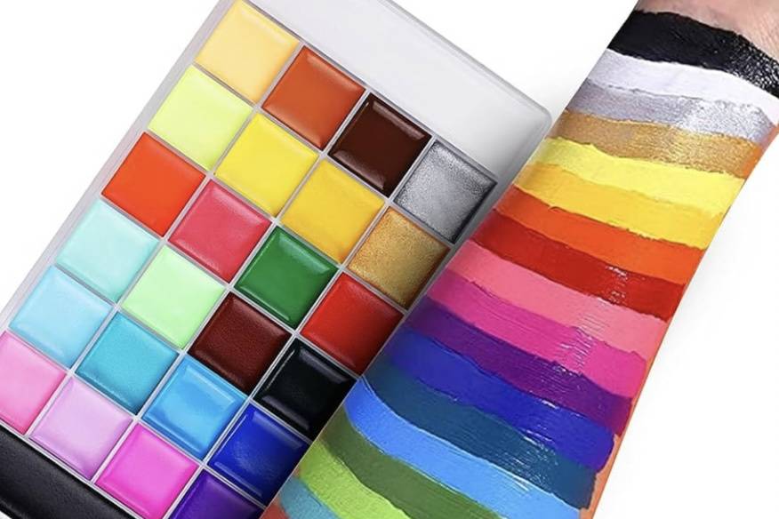 Agua colores para pintacaras