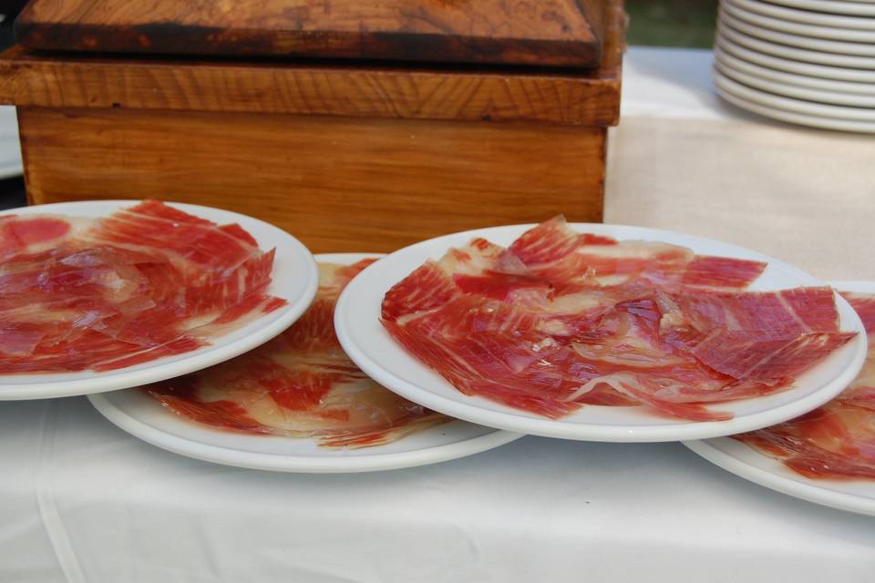 Jamón al corte tradicional